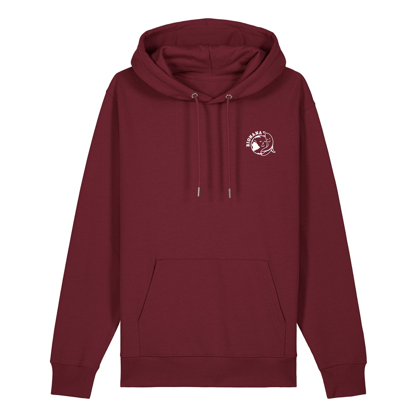 "Good Fibes Only" Hoodie in Burgundy