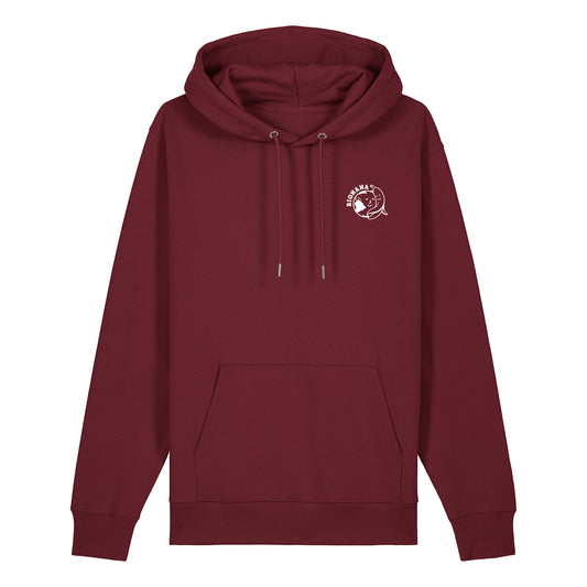 "Good Fibes Only" Hoodie in Burgundy