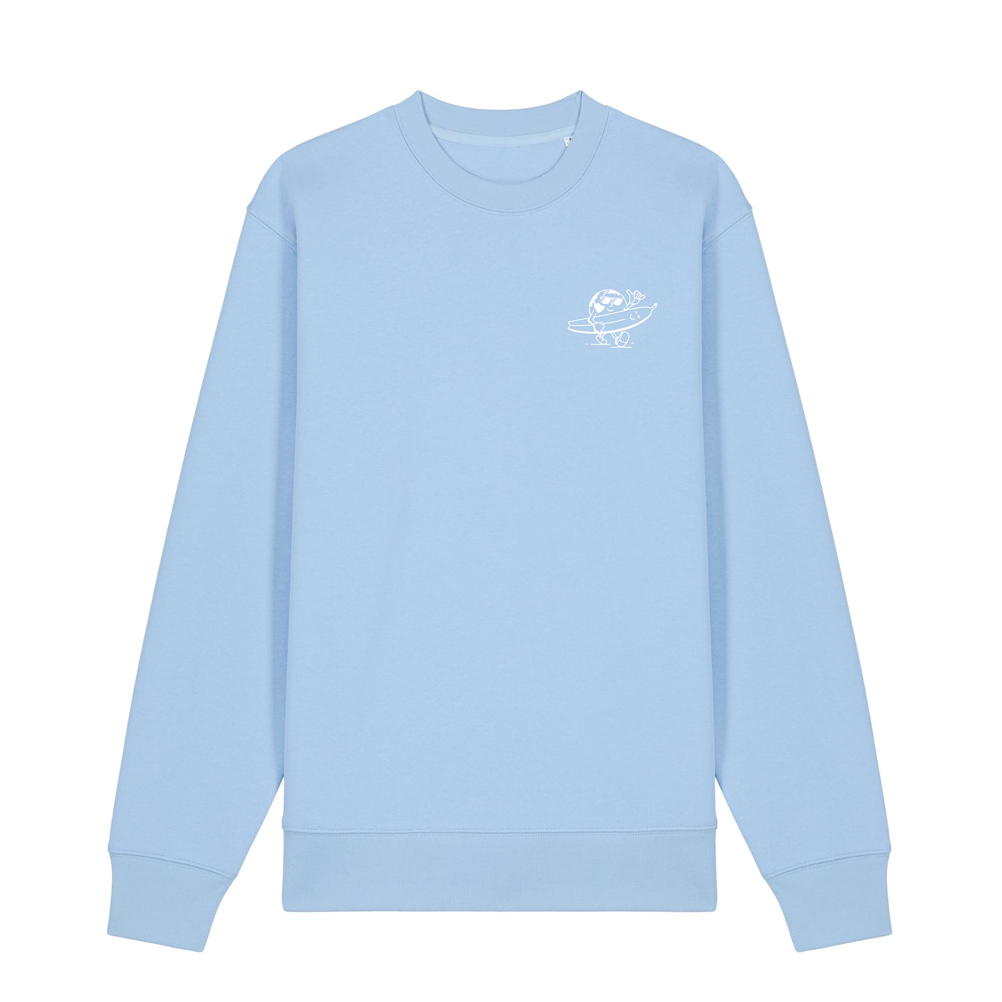 "Time for a Break" Crewneck in Blue Soul
